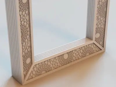 Dubai frame 3D print model