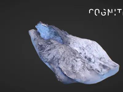 Iceland Glacier Drone 3D model