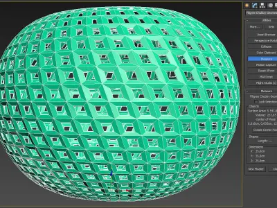 Filigree Chubby Geometric Shape 3D Print Model 3D print model