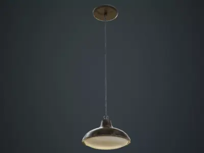 Hanging Lamp 6C Low-poly 3D model