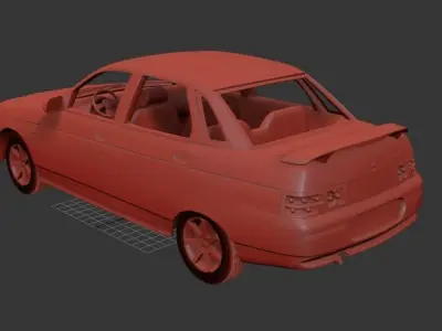 VAZ Lada 2110 sedan 1995 3D print model