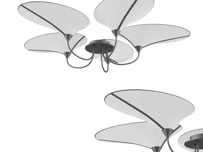 Untitled shield ceiling light 3D model