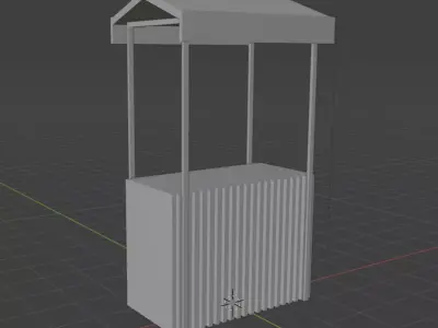 Simple cart Free 3D model