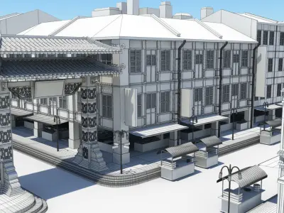 Chinatown Market 3D model