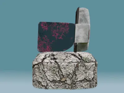 Prince Vegeta Scouter  3D  Model And Matte Painting 3D model