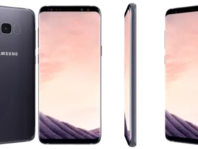 Samsung Galaxy S8 Orchid Gray 3D model
