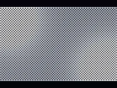 Perforated panel with 38 percent opening 25O50 3D model