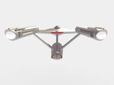 ship Enterprise NCC-1701 of the Terran Empire 3D model