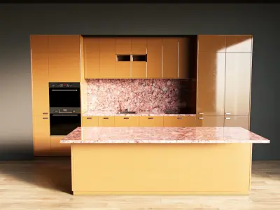 8-Kitchen8 glossy 1 3D model