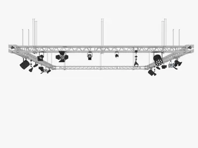 Light Truss 3 3D model
