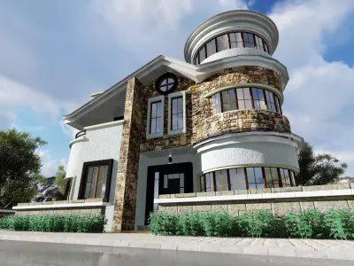 Villa in Dubai type  3D model