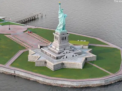  Liberty Island without Trees 