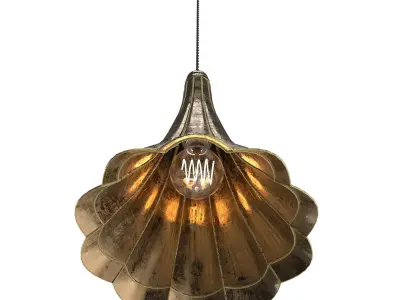 Gramophone Quirky Vintage Pendant Light 3D model