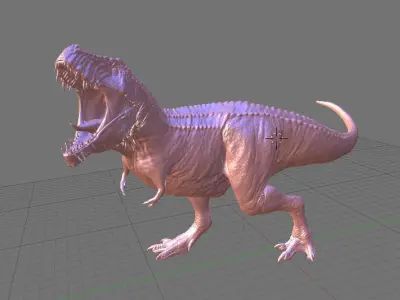 T- Rex 2 Stl 3d model t-rex 3D print model