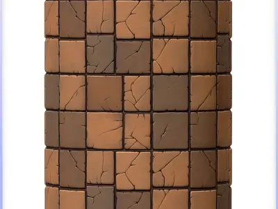 Stylized Tile Seamless Texture Texture 3