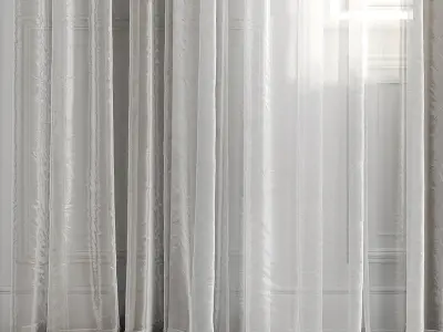 Curtain Set 503C 3D model