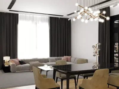 hotel interior 3D model