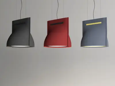 BuzziSpace BuzziBell Acoustic Lighting 3D model