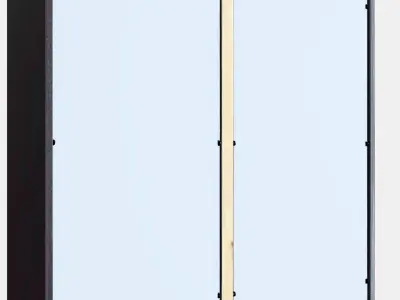 HAVSTA Glass-door cabinet with plinth Low-poly 3D model