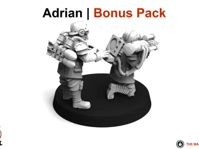 Valour Korps - Guided Missile Team 3D print model