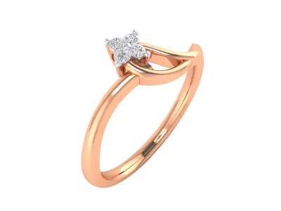Women Ring Render 3dm STL MTL SLC JCD OBJ FBX Details 3D print model 79