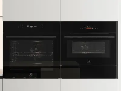 Kitchen set 01 3D model