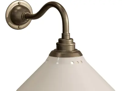 Mini Creamware Wall Light by deVOL 3D model