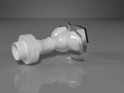 Tap for water filter 3D model