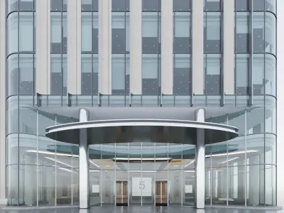  5 Churchill Place Building with Lobby Canary Wharf 
