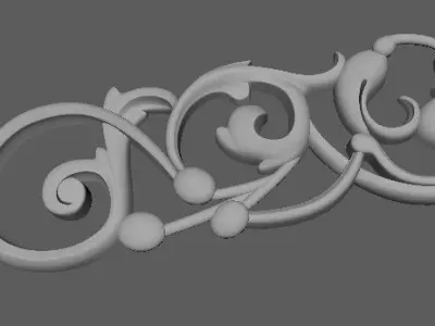 Decor for furniture 3D model 38