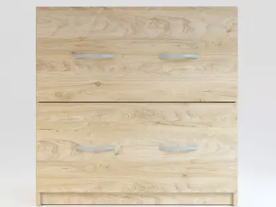 Wooden Cabinet 6 3D model