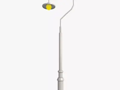 Street Lamp Low Poly 3D model