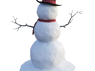 Snowman 3D model