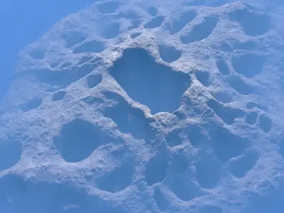 Underwater cavern 3D model