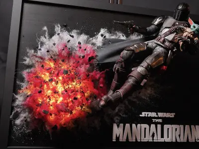 mandalorian 3D print model star wars force awakens statue 3D print model