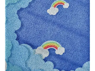 Kids Carpet Set 47 3D model