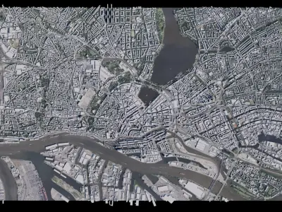 Hamburg - Germany 3D model