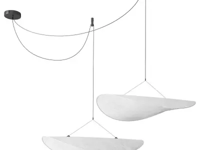 Tyvek Pendant Lamp 3D model
