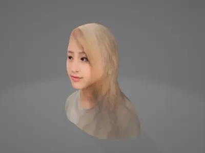 Character No 4  Not Rigged 3D model Low-poly 3D model