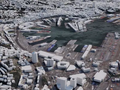 Genoa - Italy 3D model