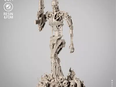 Wicked Movies T-800 Sculpture 3D print model