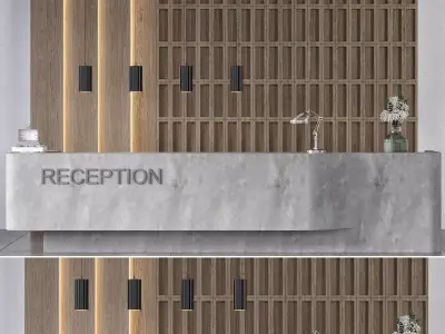 RECEPTION DESK NO5 A 3D model