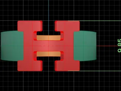 Jewelry ring 460 3D print model
