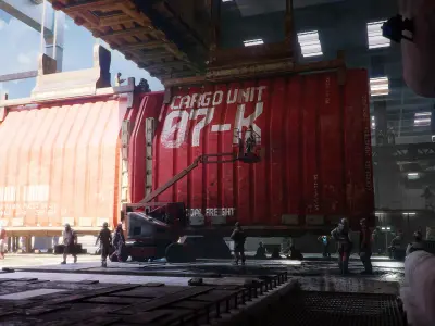 Sci-fi Maintenance Crew Modular Character Asset Pack 3D model