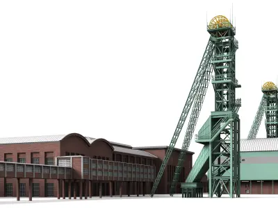 Westphalia Colliery 3D model