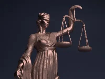 Lady Of Justice 3D model