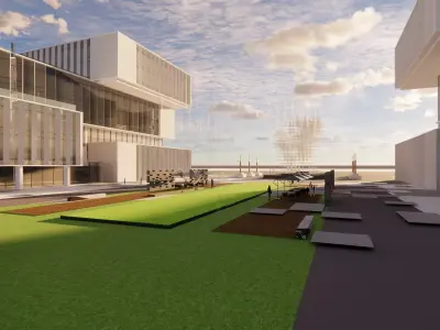 Modern City Block -A27 3D model