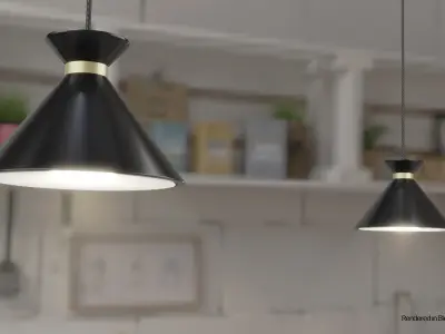 Pendant Light X 012 3D model