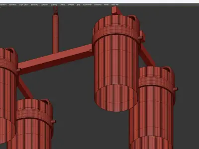 Odeon light Kovis Low-poly 3D model