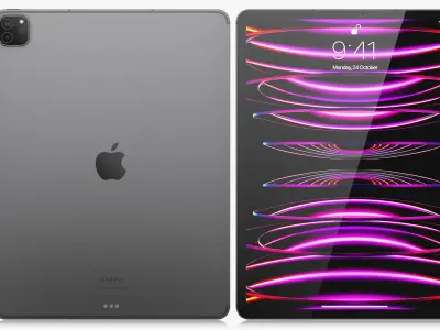 Apple iPad Pro 13-inch and 11-inch M2 3D model